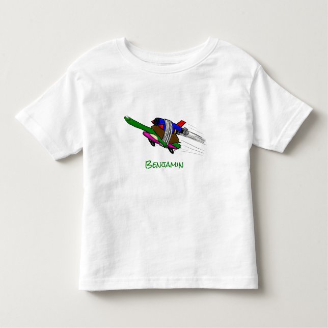 T-shirt Pour Les Tous Petits Tortue volante (Devant)