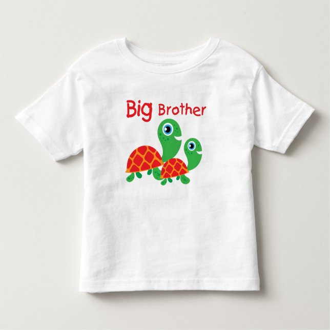 T-shirt Pour Les Tous Petits Tortues Big Brother (Devant)