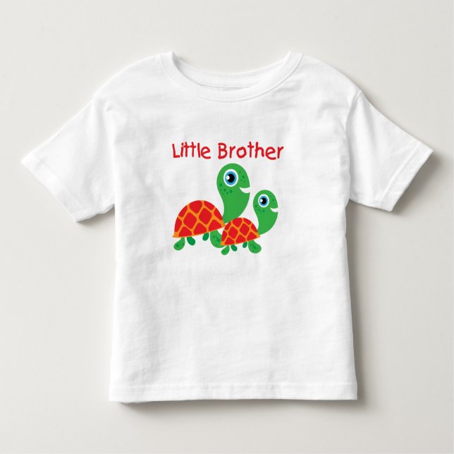 T-shirt Pour Les Tous Petits Tortues Petit Frère (Devant)