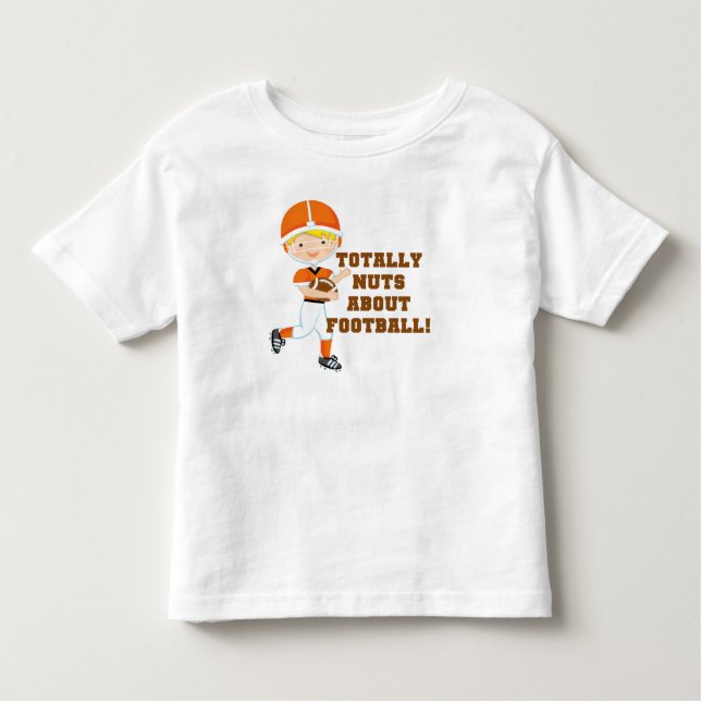 T-shirt Pour Les Tous Petits Totalement Nez Sur Le Football (Devant)