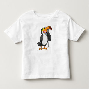 T-shirt Pour Les Tous Petits Toucan at Music with Microphone