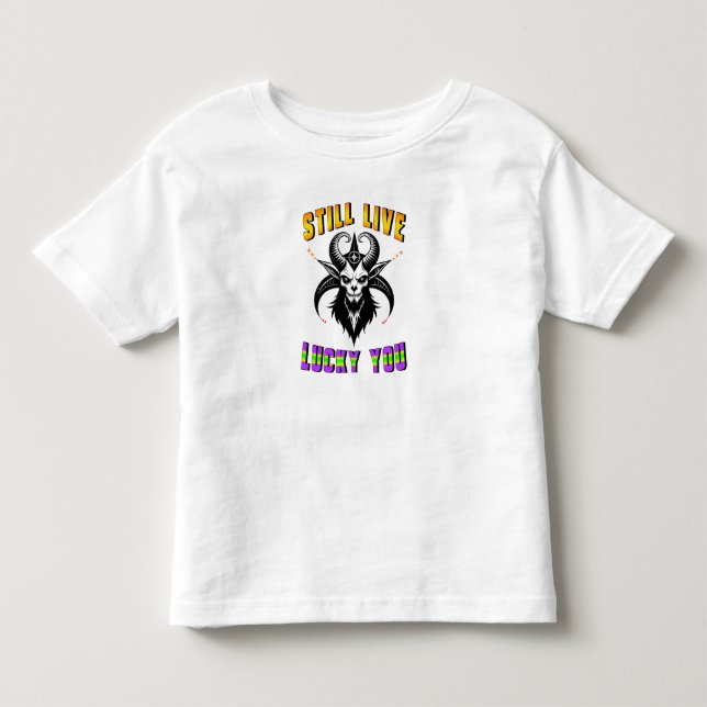 T-shirt Pour Les Tous Petits Toujours Vivez Heureux Vous (Devant)