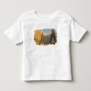 T-shirt Pour Les Tous Petits Tour Eiffel depuis le Palais de Chaillot, Paris,
