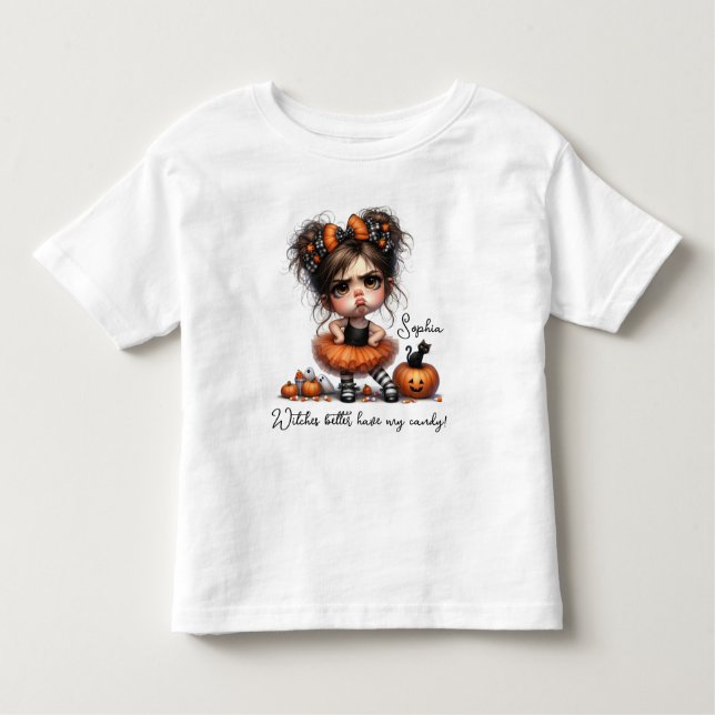 T-shirt Pour Les Tous Petits Tourbé - Déplaisant, mignon et plein d'attitude (Devant)