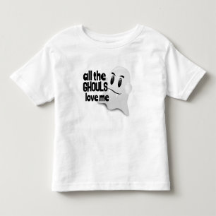 T-shirt Pour Les Tous Petits Tous les goules m'aiment Ghost
