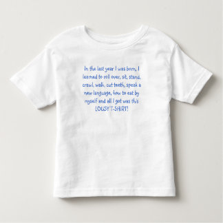 T-shirt Pour Les Tous Petits Tous pendant une année