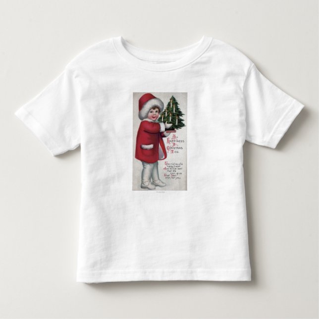 T-shirt Pour Les Tous Petits Tout le bonheur à la marée de Noël (Devant)