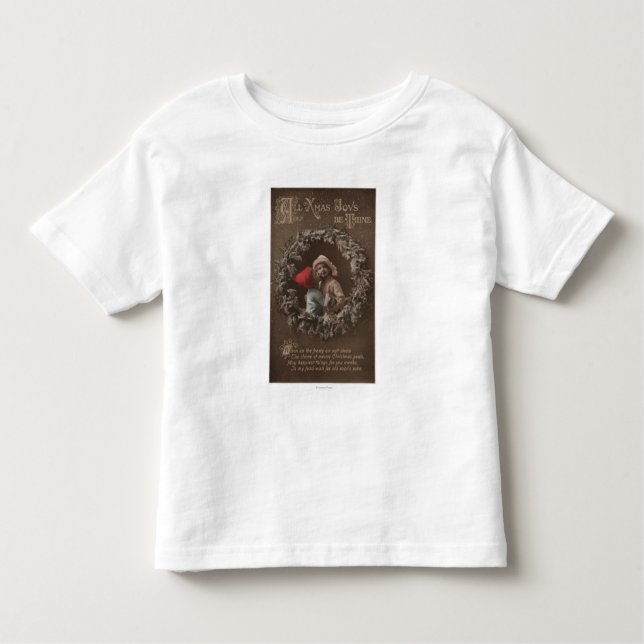 T-shirt Pour Les Tous Petits Toutes les joies de Noël soient des baisers (Devant)