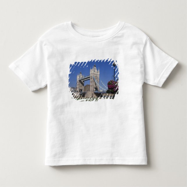T-shirt Pour Les Tous Petits Tower Bridge, River Thames, Londres, Angleterre (Devant)