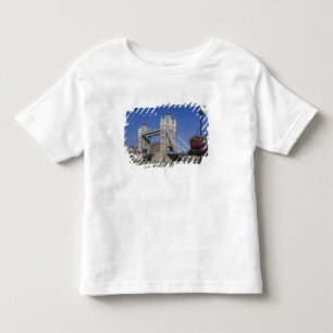 T-shirt Pour Les Tous Petits Tower Bridge, Tamise, Londres, Angleterre