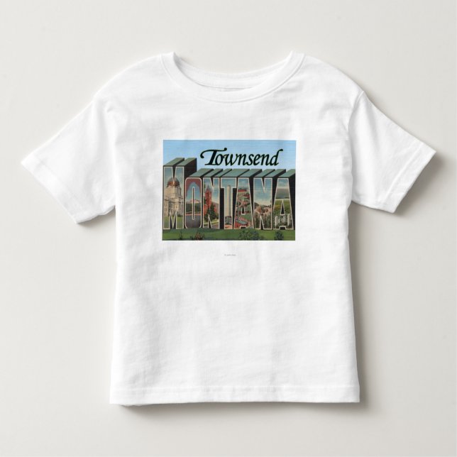 T-shirt Pour Les Tous Petits Townsend, Montana (Devant)