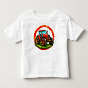 T-shirt Pour Les Tous Petits tracteur pour jouets pour enfants