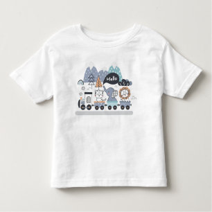 T-shirt Pour Les Tous Petits Train Animal Choo Choo