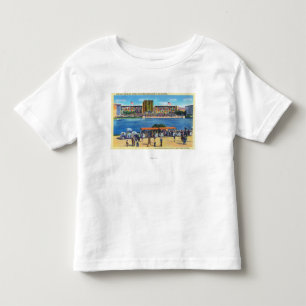 T-shirt Pour Les Tous Petits Train d'éléphant et bâtiment fédéral, Exposit