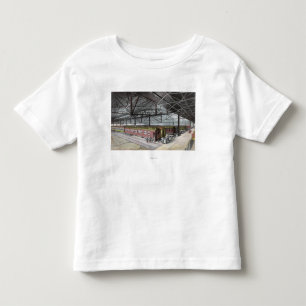 T-shirt Pour Les Tous Petits Train jeté à la station des syndicats