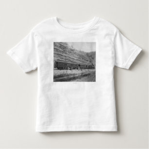 T-shirt Pour Les Tous Petits Train sur Burlington et le Missouri
