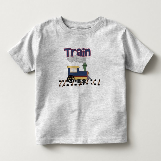 T-shirt Pour Les Tous Petits Train sur piste (Devant)