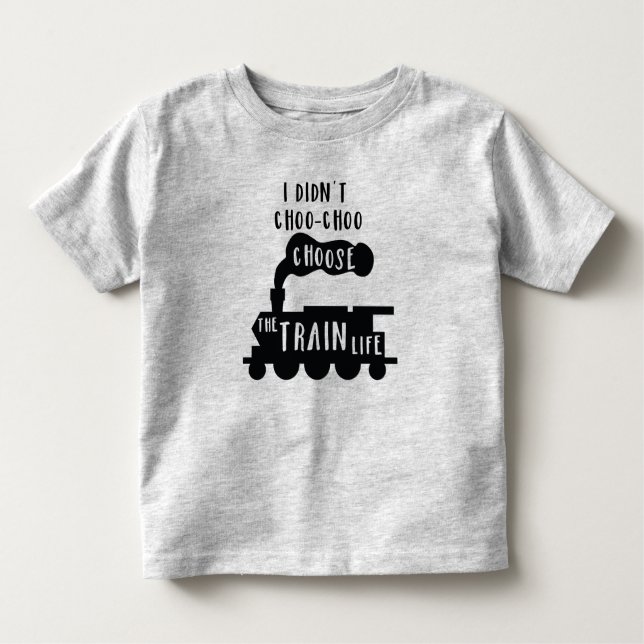 T-shirt Pour Les Tous Petits Train Tee for Toddlers (Devant)