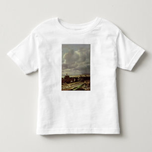 T-shirt Pour Les Tous Petits Travail de construction sur une ligne ferroviaire,