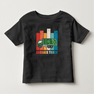 T-shirt Pour Les Tous Petits Travail de recyclage des ordures de camion