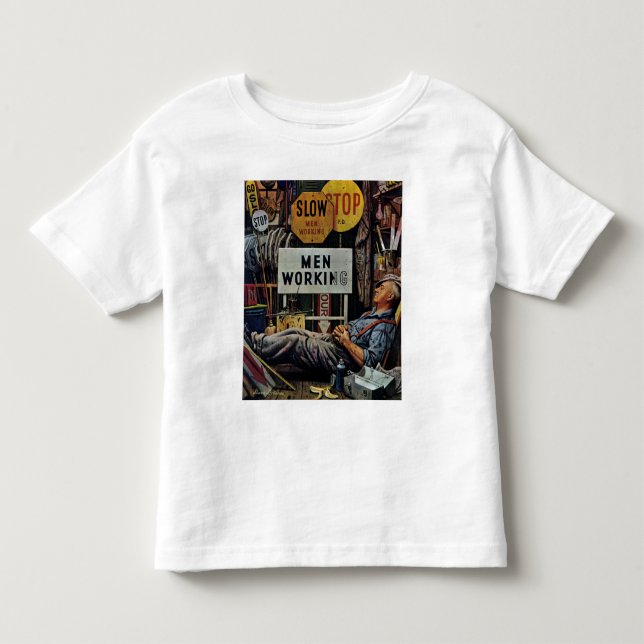 T-shirt Pour Les Tous Petits Travailler d'hommes (Devant)