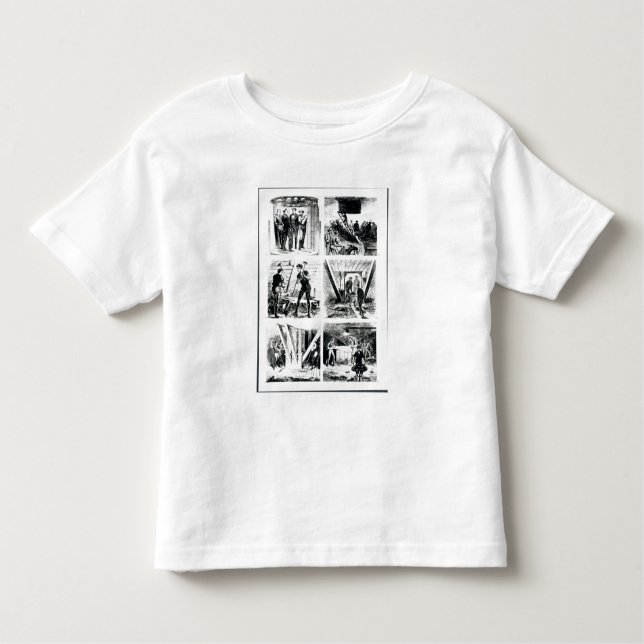 T-shirt Pour Les Tous Petits Travaillez à l'intérieur des caissons, constucting (Devant)