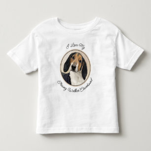 T-shirt Pour Les Tous Petits Treeing Walker Coonhound Peinture - Art original