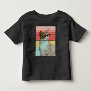 T-SHIRT POUR LES TOUS PETITS TRENDY FUNNY CUTE CAT VINTAGE