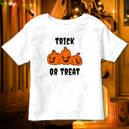 T-shirt Pour Les Tous Petits Trick Or Treat Citrouilles Épouvantables Halloween