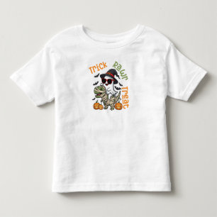 T-shirt Pour Les Tous Petits Trick Rawr Treat Dinosaur Enfants
