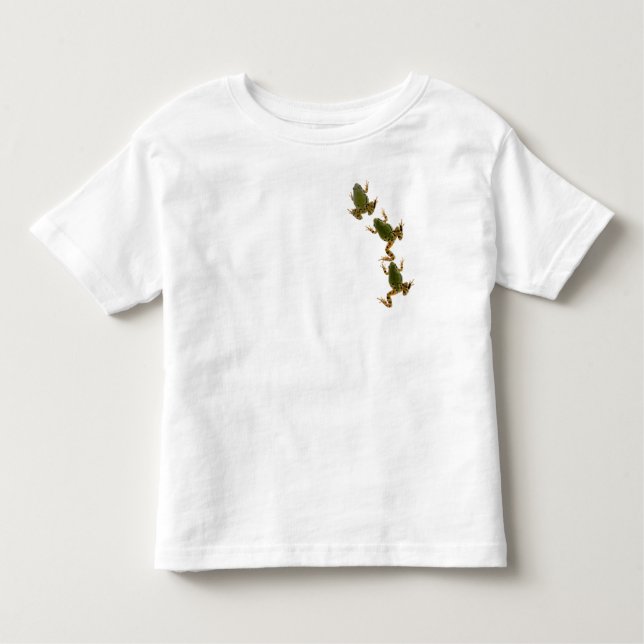T-shirt Pour Les Tous Petits Trio de grenouilles Escalades (Devant)