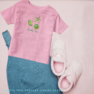 T-shirt Pour Les Tous Petits Trio exotique