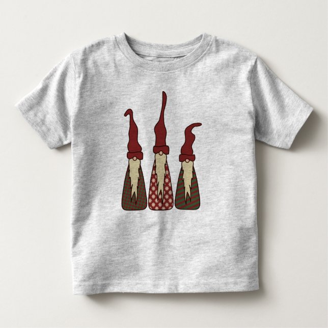 T-shirt Pour Les Tous Petits Trois elfes, enfants et chemises sages de bébés (Devant)