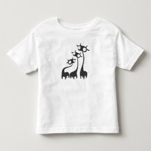 T-shirt Pour Les Tous Petits Trois Giraffes de Cartoon