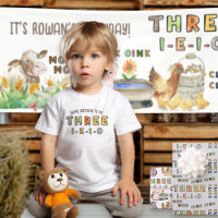 Trois-i-e-i-o 3ème Anniversaire Ferme Comptine