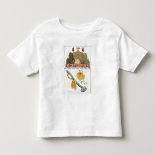 T-shirt Pour Les Tous Petits Trône d'un sceptre chinois d'empereur, de yo-yo e