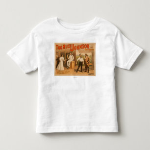 T-shirt Pour Les Tous Petits "Trop de Johnson" - deux hommes combattant le