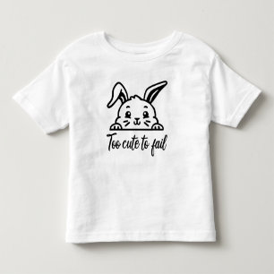 T-shirt Pour Les Tous Petits Trop mignon pour échouer