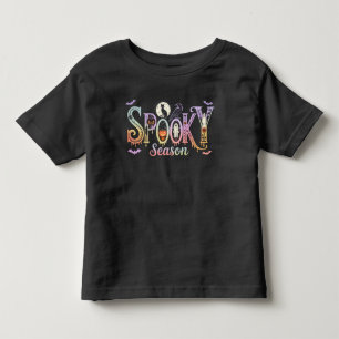 T-shirt Pour Les Tous Petits Trop Mignon pour Effrayer Halloween pour Tout-Pe