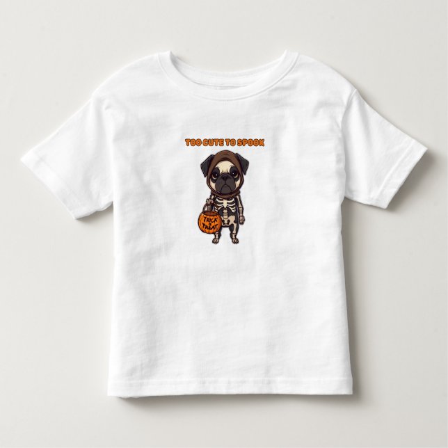 T-shirt Pour Les Tous Petits Trop mignon Pour Parler | Conception de Carlin d'H (Devant)
