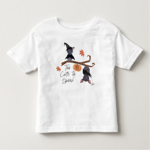 T-shirt Pour Les Tous Petits Trop mignonne pour parler chauves-souris d'Hallowe