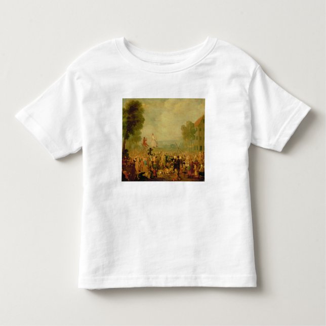 T-shirt Pour Les Tous Petits Troupe d'acteurs exécutant sur Tightrope (Devant)