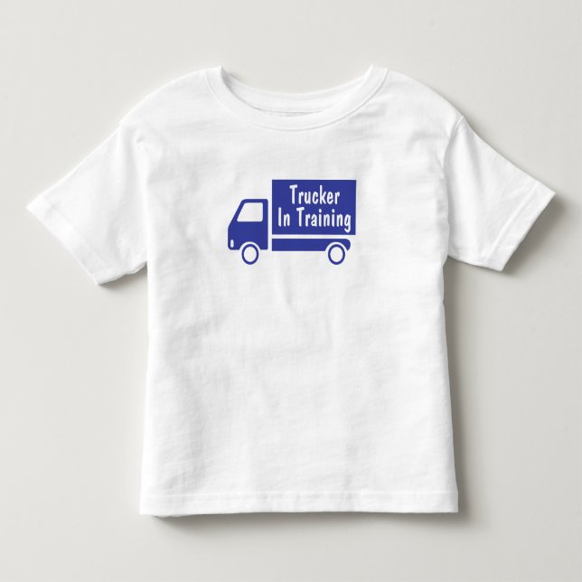 T-shirt Pour Les Tous Petits Trucker en formation (Devant)