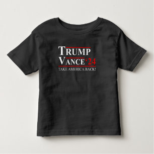 T-shirt Pour Les Tous Petits Trump Vance 2024 Vice-président VP Trump 2024