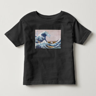 T-shirt Pour Les Tous Petits Tsunami Grande Vague au large de Kanagawa Japon pa