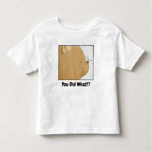 T-shirt Pour Les Tous Petits Tu As Fait Quoi ? ?
