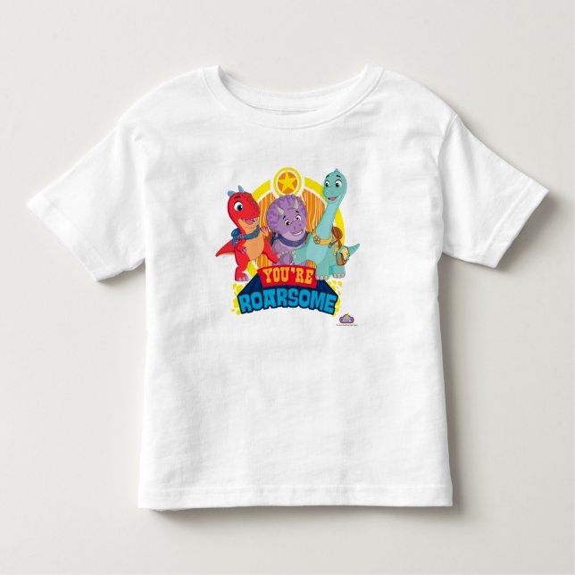 T-shirt Pour Les Tous Petits Tu es Roarsome | Dino Ranch (Devant)