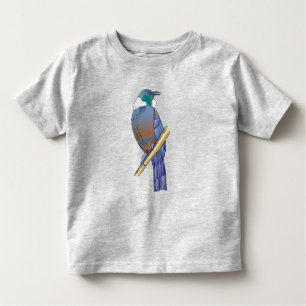 T-shirt Pour Les Tous Petits Tui New Zealand Bird
