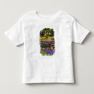 T-shirt Pour Les Tous Petits Tulipes de table dans le jardin, jardins de Keuken