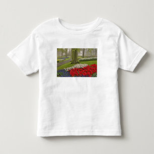 T-shirt Pour Les Tous Petits Tulipes et jonquilles, Jardins de Keukenhof,